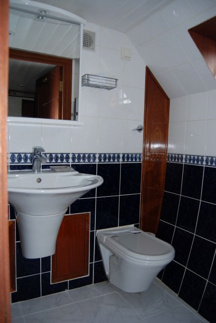 Magna Carta Luxury Canal Barge - Cabin Bathroom Magna Carta Luxury Canal Barge - Cabin Bathroom